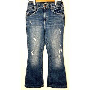 Levi's Womens Jeans 70's High Rise Bell Bottom Flare Distressed Cotton Sz 26x26